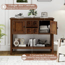 Buffet Sideboard Cabinet with 2 Doors and 2 Drawers by LJGDeals