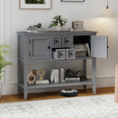 Buffet Sideboard Cabinet with 2 Doors and 2 Drawers by LJGDeals