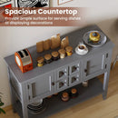 Buffet Sideboard Cabinet with 2 Doors and 2 Drawers by LJGDeals