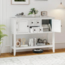 Buffet Sideboard Cabinet with 2 Doors and 2 Drawers by LJGDeals