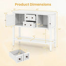 Buffet Sideboard Cabinet with 2 Doors and 2 Drawers by LJGDeals