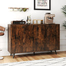 Buffet Sideboard Mid Century Modern Storage Cabinet with Adjustable Shelves by LJGDeals