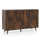 Buffet Sideboard Mid Century Modern Storage Cabinet with Adjustable Shelves by LJGDeals