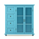 Buffet Sideboard Table Kitchen Storage Cabinet with Drawers and Doors by LJGDeals