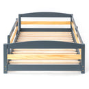 Twin Montessori Floor Bed with Safety Guardrails