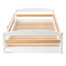 Twin Montessori Floor Bed with Safety Guardrails