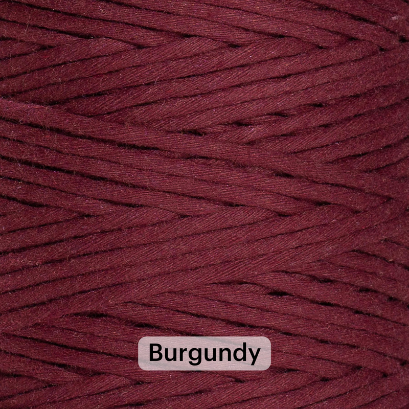 SOFT COTTON CORD ZERO WASTE 4 MM - 1 SINGLE STRAND - SAMPLES