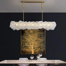 Irregular Burton Alabaster Chandelier