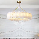 Irregular Burton Alabaster Chandelier