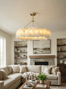Irregular Burton Alabaster Chandelier