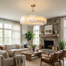 Burton Alabaster Chandelier