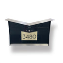 ButterFly Box in JET BLACK - Wall Mount Mailbox