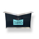 ButterFly Box in JET BLACK - Wall Mount Mailbox
