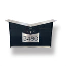 ButterFly Box in JET BLACK - Wall Mount Mailbox