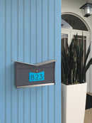 ButterFly Box in DESIGNER GRAY - Wall Mount Mailbox