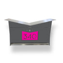 ButterFly Box in DESIGNER GRAY - Wall Mount Mailbox
