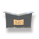 ButterFly Box in DESIGNER GRAY - Wall Mount Mailbox