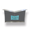 ButterFly Box in DESIGNER GRAY - Wall Mount Mailbox