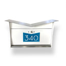 ButterFly Box in ARCTIC WHITE - Wall Mount Mailbox