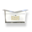 ButterFly Box in ARCTIC WHITE - Wall Mount Mailbox
