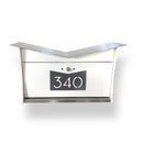 ButterFly Box in ARCTIC WHITE - Wall Mount Mailbox