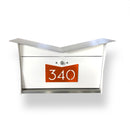 ButterFly Box in ARCTIC WHITE - Wall Mount Mailbox