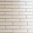 Fossil Gray 12x12 Glossy Brick Glass Mosaic Tile (5 pack, 4.83 sq ft/case) - Sample