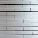 Gray 12x12 Brick Glossy Glass Mosaic Tile (5 pack, 4.83 sq ft/case) by Apollo Tile
