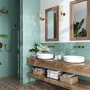 Ocean Blue 12x12 Glossy Glass Mosaic Tile (5 pack, 4.83 sq ft/case)