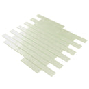 Light Sea Green 12x12 Glossy Brick Glass Mosaic Tile (5 pack, 4.83 sq ft/case) - Sample