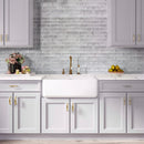 Light Gray 12x12 Brick Glossy Glass Mosaic Tile (5 pack, 4.83 sq ft/case)