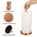 Copper Paper Towel Holder Roll Dispenser Stand for Kitchen Countertop & Dining Room Table - AK79303-C