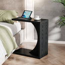 C-Shaped End Table, Sofa Side Table Couch Table