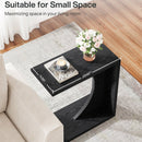 C-Shaped End Table, Sofa Side Table Couch Table