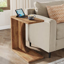 C-Shaped End Table, Sofa Side Table Couch Table