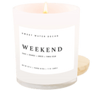 Weekend Soy Candle - White Jar - 11 oz