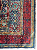Hand-Knotted Mamluk Wool Rug – 8'4" x 9'9" – Intricate Geometric Masterpiece