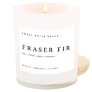 Fraser Fir Soy Candle - White Jar - 11 oz