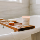 White Tea and Jasmine Soy Candle - White Jar - 11 oz by Sweet Water Decor