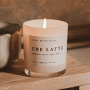 Ube Latte Soy Candle - White Jar - 11 oz by Sweet Water Decor