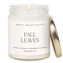 Fall Leaves Soy Candle - Clear Jar - 9 oz