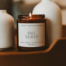 Fall Leaves Soy Candle - Amber Jar - 9 oz by Sweet Water Decor