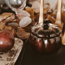 Hello Fall Soy Candle - Amber Glass Pumpkin Jar - 20 oz by Sweet Water Decor