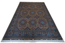 Hand-Knotted Zerkhaki Afghan Wool Area Rug – 6'7" x 9'7" | Rich Brown Tones, Durable Craftsmanship