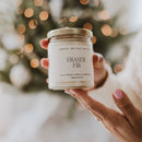 Fraser Fir Soy Candle - Clear Jar - 9 oz by Sweet Water Decor