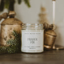 Fraser Fir Soy Candle - Clear Jar - 9 oz by Sweet Water Decor