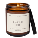 Fraser Fir Soy Candle - Amber Jar - 9 oz by Sweet Water Decor