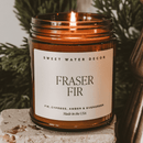 Fraser Fir Soy Candle - Amber Jar - 9 oz by Sweet Water Decor