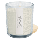 Salt and Sea Soy Candle - Blue Tinted Glass Jar - 12 oz
