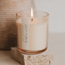 Wildflowers and Salt Soy Candle - Tinted Glass Jar - 12 oz